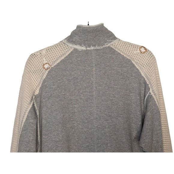Gimmicks embellished long sleeve kangaroo pocket‎ gray embroidered Sweatshirt XS - Picture 4 of 8